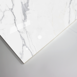 Carreaux de sol en porcelaine de luxe effet marbre blanc 600x600, importés de Dubaï, double vitrage, Piso Porcelanato, carreaux de sol vitrifiés émaillés - Product Image 2