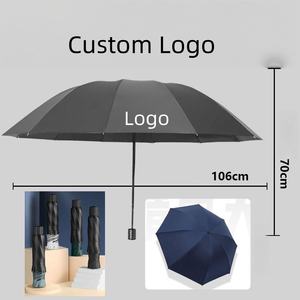 Parapluie pliant personnalisé imprimé, résistant au <span class=keywords><strong>vent</strong></span>, <span class=keywords><strong>anti</strong></span>-UV, promotionnel, pour cadeaux d'entreprise - Product Image 1