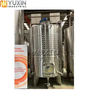 Stainless Steel Fruit Juice Beverage Liquid Mixing Tanks With Stirrer Agitator