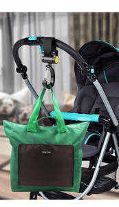 Ganchos para cochecito <span class=keywords><strong>de</strong></span> bebé, Clip o bolsa <span class=keywords><strong>de</strong></span> <span class=keywords><strong>pañales</strong></span> colgante, accesorios universales para cochecito y coche o <span class=keywords><strong>carrito</strong></span> <span class=keywords><strong>de</strong></span> compras - Product Image 2