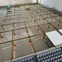Plancher surélevé tout acier - Certifications internationales, étanchéité anti-poussière, remplissage en ciment pour bâtiments de bureaux modernes