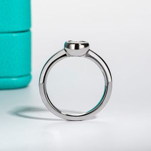 5 мм 0.5ct VVS1 D белый Муассанит бриллиантовые 925 Серебряные полированные бриллиантовые кольца - Product Image 5