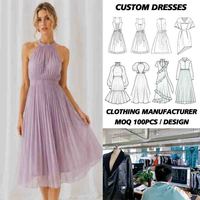 Fabricant de vêtements OEM : Production personnalisée complète avec service d'échantillonnage et marque privée pour les vêtements de mode féminine