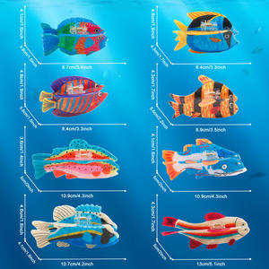 Vente en gros d'accessoires pour cheveux en plastique, poissons tropicaux et requins, style dessin animé mignon, style européen et américain, pour femmes - Product Image 3