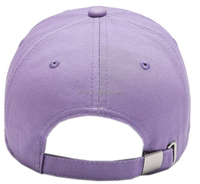 Casquette de Baseball classique pour femme, Logo personnalisé, broderie 3D, violet clair