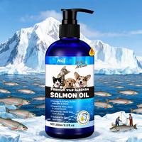 Huile de saumon OEM pour chiens et chats, pour une peau et un pelage sains, huile de poisson, oméga 3 EPA DHA, complément alimentaire liquide pour animaux de compagnie