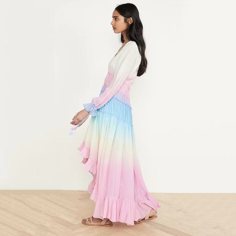 blue dress for baby girl Rainbow Rage 70s Disco Sequin Caftan Dress