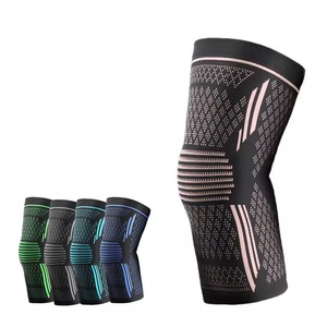 Protector Deportivo para Correr, Previene Lesiones, Elástico en Cuatro Direcciones, Silicona Antideslizante, Rodillera Tejida - Product Image 1