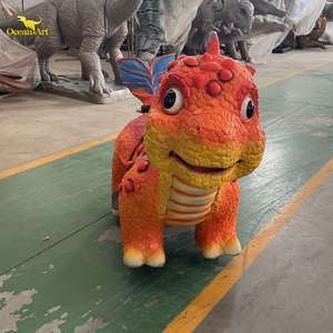 Amusement Equipment Animatronic Dinosaur <b>Ride</b> Dinosaur <b>Car</b> Electric Scooter for Sale - Product Image 4