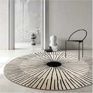 Tappeto di Lusso in Stile Francese, Morbido Poliestere Antiscivolo, Facile da Pulire, per <span class=keywords><strong>Soggiorno</strong></span> e Camera da Letto, <span class=keywords><strong>Arredamento</strong></span> <span class=keywords><strong>Moderno</strong></span> - Product Image 2