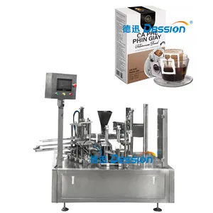 Easy Operate Automatic Vertical Rotary Cartoning Packing Machine For Tea Bag Box