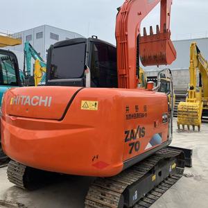 Mini-excavatrice Hitachi ZX70 d'occasion de 7 tonnes, très demandée, avec peu d'heures de fonctionnement, en stock et expédition directe - Product Image 5