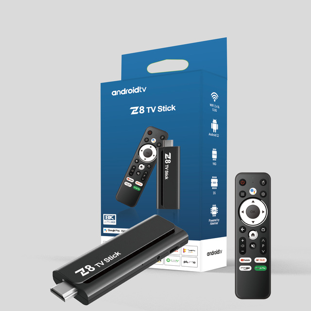 Z8 Stick 2GB RAM 16GB ROM Dongle TV Best Android 12 WIFI 6 Voice Remote Control Fire TV Stick 8K Smart TV Android Box