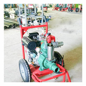 Portable Wheeled Diesel <b>Sprinkler</b> Pump Agricultural Farm Water <b>Irrigation</b> Machine - Product Image 4