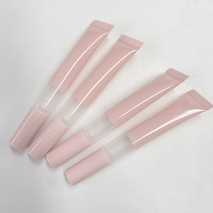 10ml Vide Clair Rose Push Brillant À Lèvres Squeeze Tubes Baume Lipgloss Conteneurs Mini Tube Souple <span class=keywords><strong>pour</strong></span> Emballage Cosmétique - Product Image 6