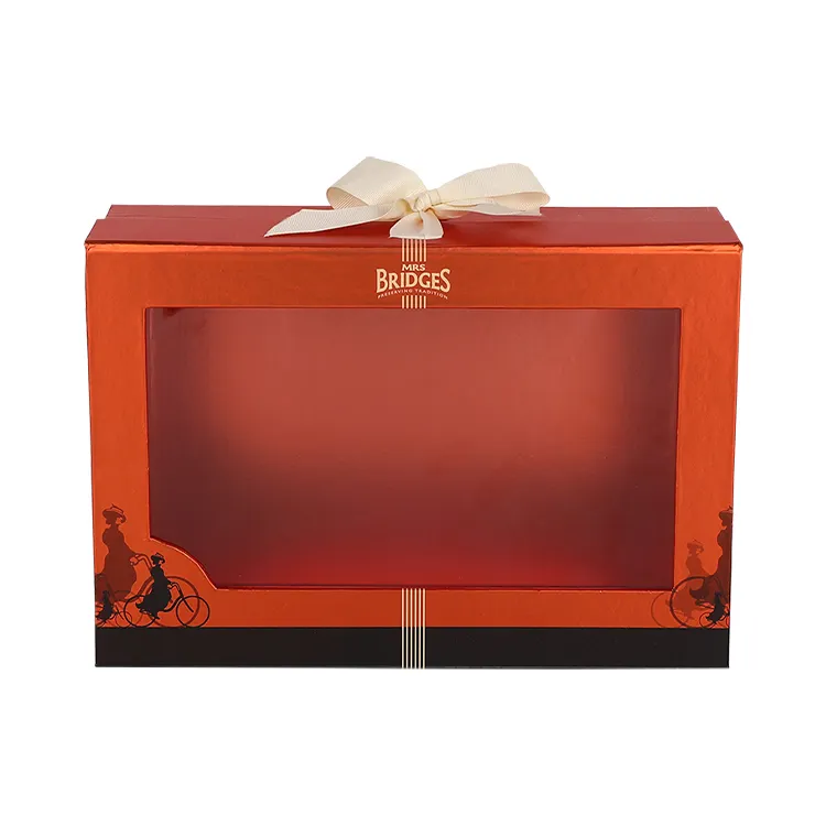 Boîte à cadeau fermeture magnétique, logo personnalisé avec design de 50 pièces, boîte cadeau avec fenêtre transparente