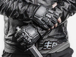 Vente directe d'usine, gants de sport tactiques de cyclisme en plein air, coque rigide <span class=keywords><strong>mécanique</strong></span>, unisexe, demi-doigts, entraînement sur le terrain CS - Product Image 4