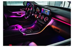 Luces Ambientales Originales para Infiniti QX60 14-21, Molde 1:1, Edición <span class=keywords><strong>Wave</strong></span> <span class=keywords><strong>Phantom</strong></span>, 22 Luces - Product Image 4