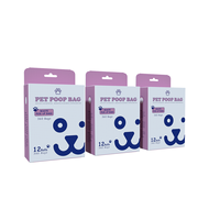 Bolsas Compostables para Excremento de Perro, Bolsas para Desechos de Mascotas con Caja de Color, Perfumadas y a Prueba de Fugas, Bolsas Ecológicas para Perros