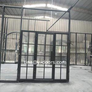 Porta Principal de Segurança Externa Personalizada com Isolamento, Design de Porta Dupla de Ferro - Product Image 2