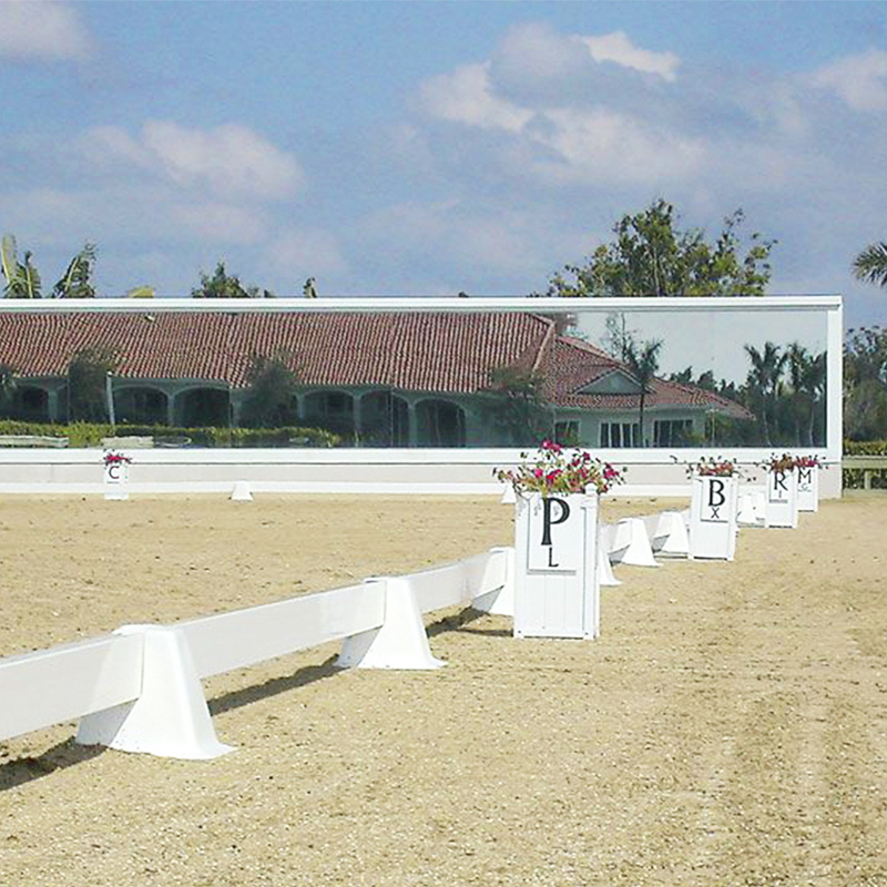 Fence White Vinyl Pvc 20x60 Dressage