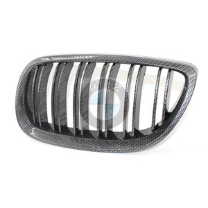 Calandre avant en fibre de carbone BMW E92 E93, double grille d'admission d'air pour Série 3 2006-2009 - Product Image 2