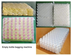 Tự động nhựa rỗng 500ml Cây giáng sinh cốc sữa chai máy đóng gói chai nước máy đóng gói - Product Image 4