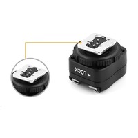Adaptateur de griffe porte-flash TTL Godox pour accessoires de studio photo, convertisseur et amplificateur de flash pour appareil photo