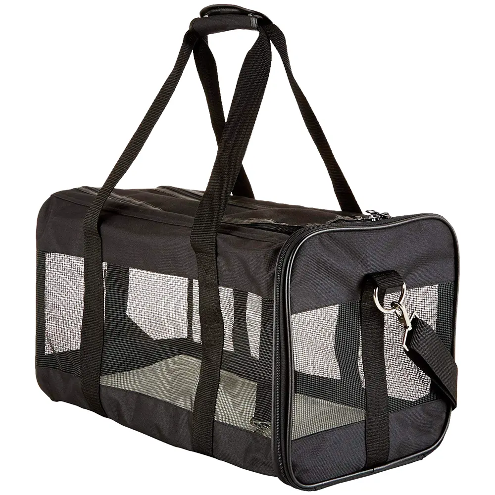 Pawise 뜨거운 판매 초대형 안전 개 액세서리 나일론 메쉬 휴대용 접이식 애완 동물 배낭 가방 개 캐리어 야외 여행