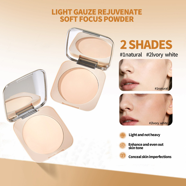 TIANWEI Waterproof Translucent Finishing Powder Rejuvenate Soft Focus Seamless Brightening Natural Finish 130g Ready to Ship