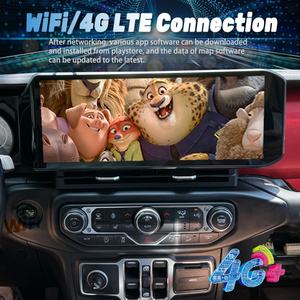 Écran QLED 15 pouces pour Jeep Wrangler 2018-2022, autoradio Android avec CarPlay sans fil, navigation GPS, lecteur multimédia, 4G WIFI - Product Image 3