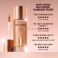 Corrector Líquido 4 en 1 Hidratante, Control de Grasa, Iluminador, Blanqueador y Corrector de Ojeras, con Efecto Filtro de Brillo y Enfoque Suave para una Piel Natural