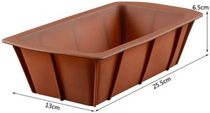 <span class=keywords><strong>Molde</strong></span> de pastel antiadherente de silicona <span class=keywords><strong>Rectangular</strong></span> para el hogar, cocina, <span class=keywords><strong>molde</strong></span> para hornear pan DIY para pastel de tostadas - Product Image 3