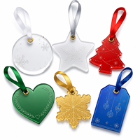 Personalisierter Acryl-Weihnachtsschmuck mit Eigenem Logo, Hängende Dekoration, Weihnachtsparty-Geschenk, Großhandel