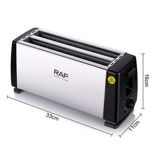 Grille-pain double couche avec prise EU, machine à petit-déjeuner multifonctionnelle, grille-pain électrique et appareil à sandwichs - Product Image 6