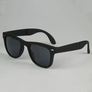 Gafas de sol plegables de marca de diseñador para hombre y mujer, marcos de PC fluorescentes, naranja, morado, azul, rojo, verde, amarillo, UV400, certificado CE - Product Image 5