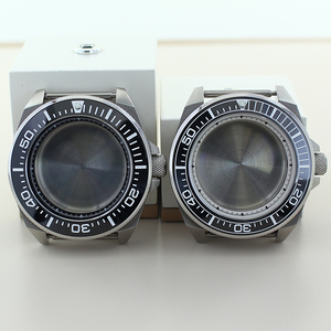 Boîtiers de montre de plongée en acier inoxydable modifiés Samurai, verre saphir pour mouvement <span class=keywords><strong>Seiko</strong></span> NH35 NH36, <span class=keywords><strong>cadran</strong></span> 28,<span class=keywords><strong>5</strong></span> mm, pièces 100 ATM - Product Image 1