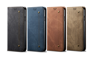 Étui en cuir portefeuille de luxe pour <span class=keywords><strong>iPhone</strong></span> 16 15 14 Plus 13 <span class=keywords><strong>11</strong></span> 12 <span class=keywords><strong>Pro</strong></span> Max sacs de téléphone en métal à rabat - Product Image 6
