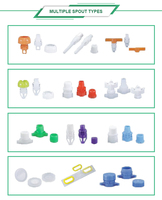 Pochettes souples personnalisées en LDPE de qualité alimentaire avec bec verseur pour sauces et jus, sacs écologiques pour l'emballage de la vodka, de la bière, du champagne et de la tequila