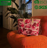 Sac fourre-tout pour femme avec logo personnalisé, sac à main, sac de shopping, sac fourre-tout décontracté pour tous les jours, sac fourre-tout tendance pour l'extérieur