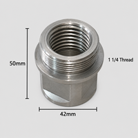 Adaptateur de filetage remplaçable 1-1/4"-7 UNC T32 M22 pour connecteur de trépan diamanté, pour perçage humide, longueur de perçage 50 mm
