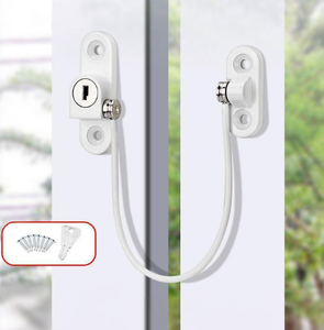 Ventana Puerta corredera de seguridad para niños Tapón de protección antirrobo de gran altura Empuje hacia fuera Cerradura abierta plana - Product Image 5