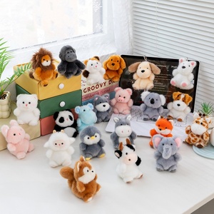 Peluche <span class=keywords><strong>de</strong></span> Elefante <span class=keywords><strong>de</strong></span> la Serie Mini Xiaoduding, Relleno <span class=keywords><strong>de</strong></span> Algodón PP, Alivia el Estrés, Compatible con Bebés, Tres Estilos - Product Image 1
