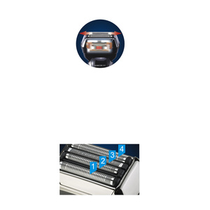 Afeitadora eléctrica recargable de cuatro hojas para hombre - Product Image 3