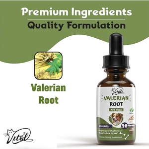 Giọt rễ valerian cho chó-Hỗ trợ miễn dịch & vitamin & khoáng chất-Làm dịu Supplement-1fl oz - Product Image 5