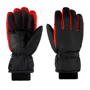 Gants de snowboard et de ski avec bordure latérale contrastante, paume texturée, sangle de poignet à boucle, équipement de sport d'hiver en plein air, vente en gros - Product Image 2