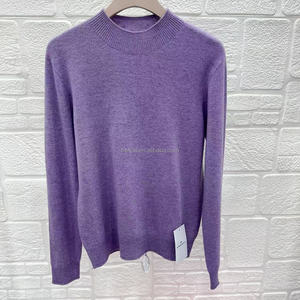 Jersey informal <span class=keywords><strong>de</strong></span> punto <span class=keywords><strong>de</strong></span> <span class=keywords><strong>lana</strong></span> 100% para mujer, <span class=keywords><strong>suéter</strong></span> tejido con estampado <span class=keywords><strong>de</strong></span> ordenador para otoño, primavera, agradable a la piel, cálido, varios colores - Product Image 5
