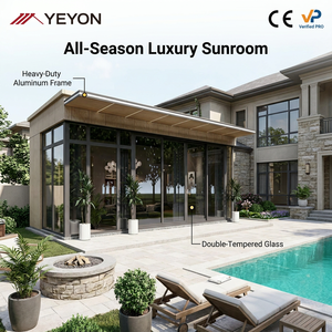 Yeyon OEM Toldo Cantilever, Revestimiento de Pared Deslizante Ancho, Banda Base para Pavimento Junto a la Piscina, Sistema de Calefacción, para Exteriores, Terrazas Acristaladas y Invernaderos - Product Image 1
