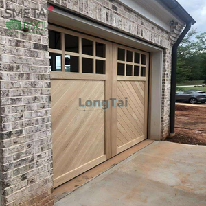 Porte de garage en bois massif Andexin, style australien, naturelle, respirante, robuste, apparence unique pour les résidences modernes haut de gamme - Product Image 2