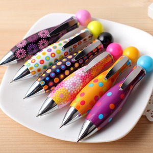 Bolígrafo de Plástico Grueso con Diseño de Bola de Boliche, Punta de 0.7mm, Tipo de Presión, Venta al por Mayor, Regalo para Escuela Primaria - Product Image 1